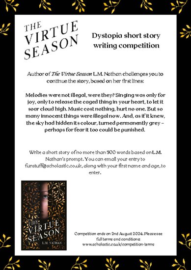 The Virtue Season dystopia short story competition 