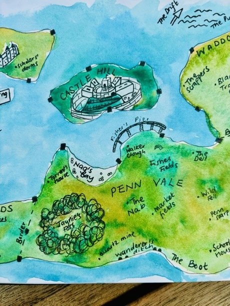 The Virtue Season – Map by L. M. Nathan (Close Up 2)