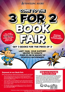 Travelling Book Fair 3 for 2 Invitation 