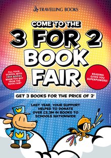Travelling Book Fair 3 for 2 Poster 