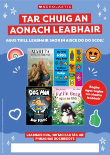 Book Fairs Ireland Gaelic Poster 2024 Book Fairs Ireland Gaelic Poster 2024