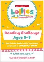 Lollies Reading Challenge 2024 – Ages 6-8