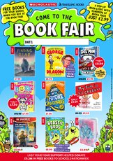 Scholastic Book Fair Invitation Spring 2025