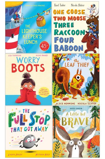 Scholastic Global Reading Spine: Age 4-5 Book Set (6 books)