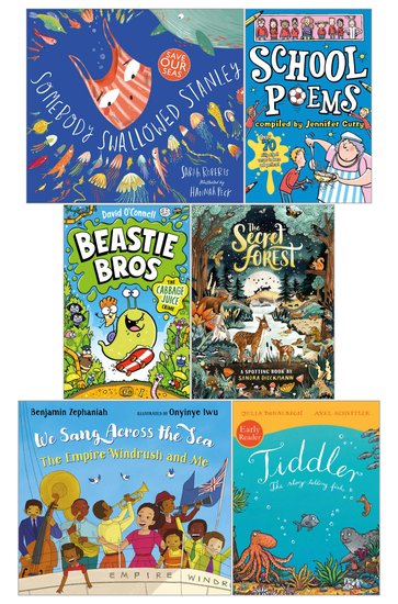 Scholastic Global Reading Spine: Age 6-7 Book Set (6 books)