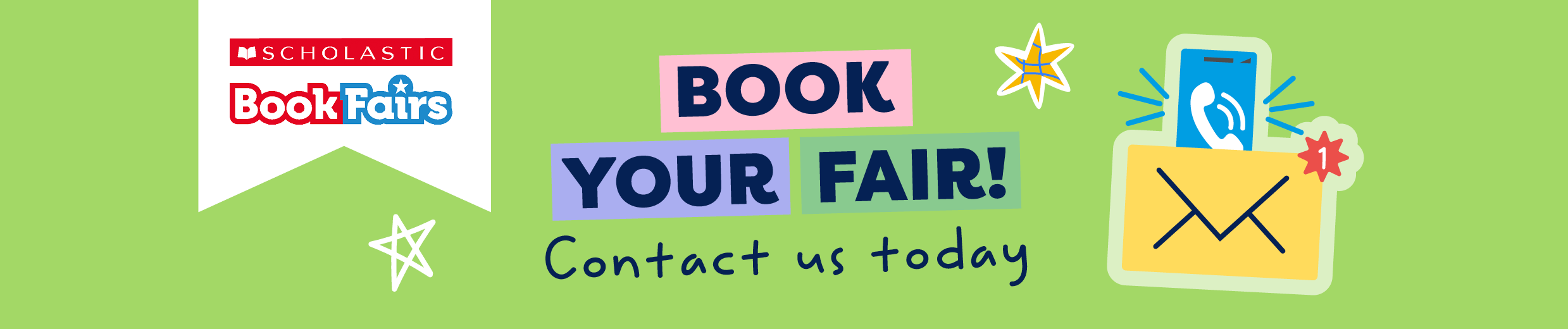 Book Your Fair banner Book your fair – contact us today