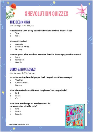 Shevolution Quizzes
