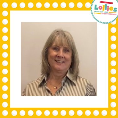 A photograph of Sheila Wood with a yellow and white border and the Lollies 2025 logo in the top right-hand corner. A photograph of Sheila Wood with a yellow and white border and the Lollies 2025 logo in the top right-hand corner.