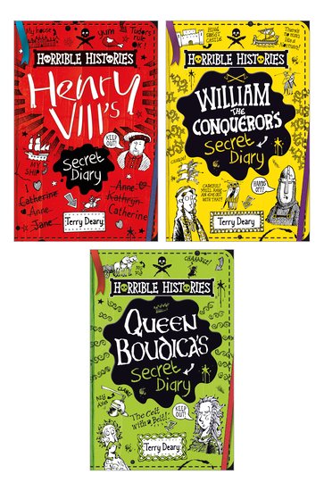 Horrible Histories Secret Diary 3 Book Set