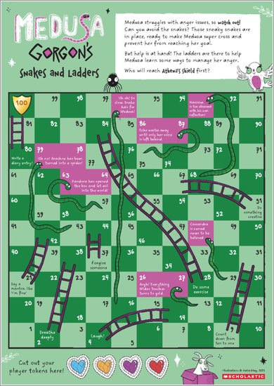 Medusa Gorgan Snakes and Ladders Medusa Gorgan Snakes and Ladders