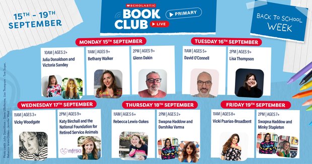 Book Club Live: Back to School Week Book Club Live: Back to School Week
