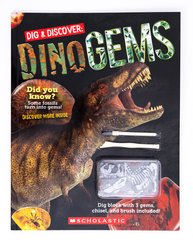 Dig and Discover DinoGems (with Dig Block, Chisel and Brush)