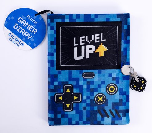 Level Up Plush Gamer Diary