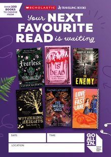 Scholastic Secondary Book Fair Poster Spring 2026