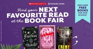 Scholastic Secondary Book Fair Social Media Graphic Spring 2026