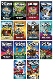Dog Man 14 Book Set (Books 1-14)