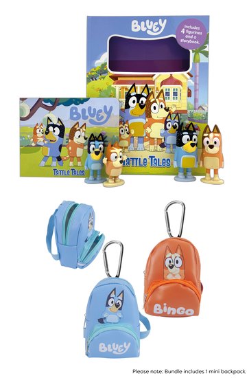 Bluey Bundle w/Surprise Bluey or Bingo Mini Back Pack!