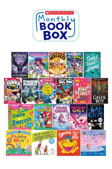 Scholastic Monthly Book Box: Monthly Book Box: April Box w/Extras!
