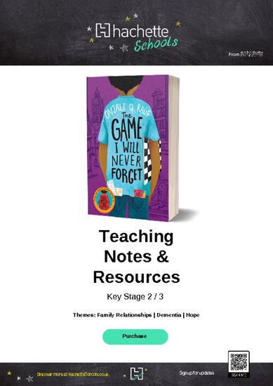 The Game i Will Never Forget Schools Resources