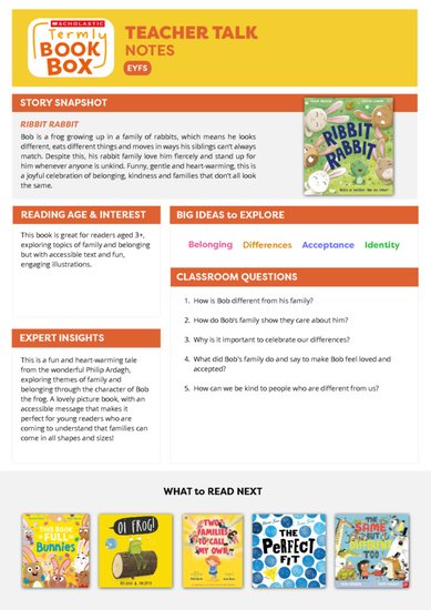 Teacher Talk Notes: Ribbit Rabbit.pdf Teacher Talk Notes: Ribbit Rabbit.pdf