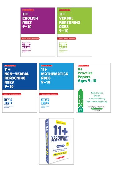 11+ GL Assessment Study and Practice Bundle Ages 9-10