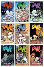 Bone Graphic Novel Set (Books 1- 9)