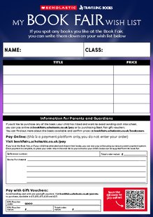 Scholastic Secondary Book Fair Wish List Autumn 2026 Scholastic Secondary Book Fair Wish List Autumn 2026