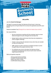 Book Fairs Business School - Job Profiles